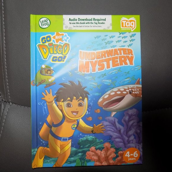 LEAP FROG TAG NICK JR GO DIEGO GO UNDERWATER BOOK - Picture 1 of 3